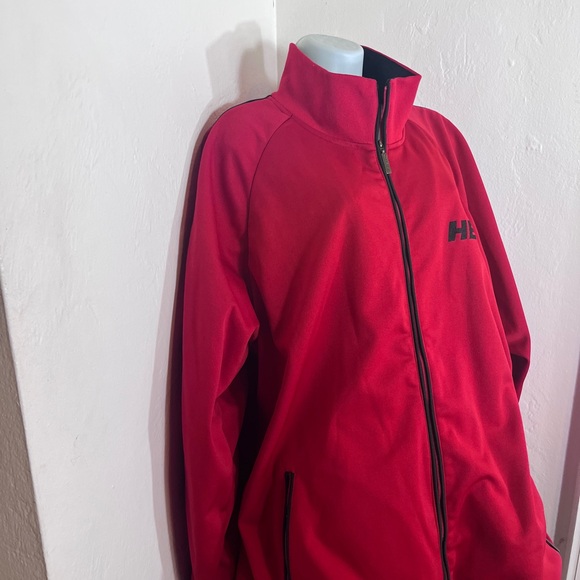HEAT Mitchell & Ness Hardwood classics Red Performance Full-Zip Jacket Size 3XL - Picture 3 of 8